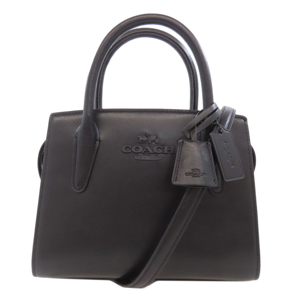 COACH CP081 Andrea Carryall 2WAY Handbag Calf Ladies [Used]