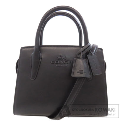 COACH CP081 Andrea Carryall 2WAY Handbag Calf Ladies [Used]