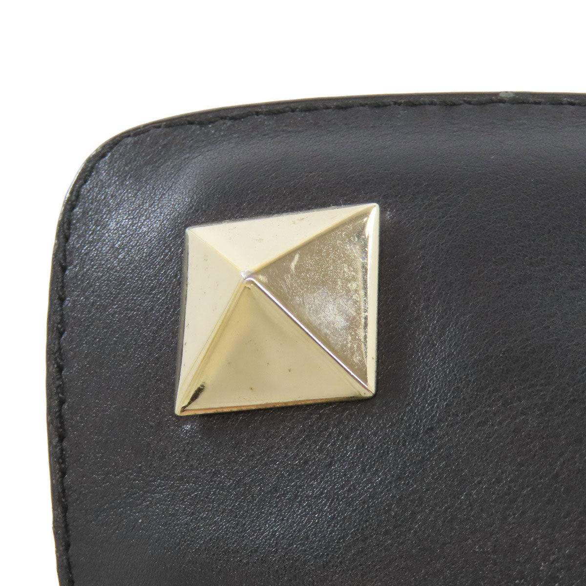 VALENTINO Studs Tote Bag Calf Ladies [Used]