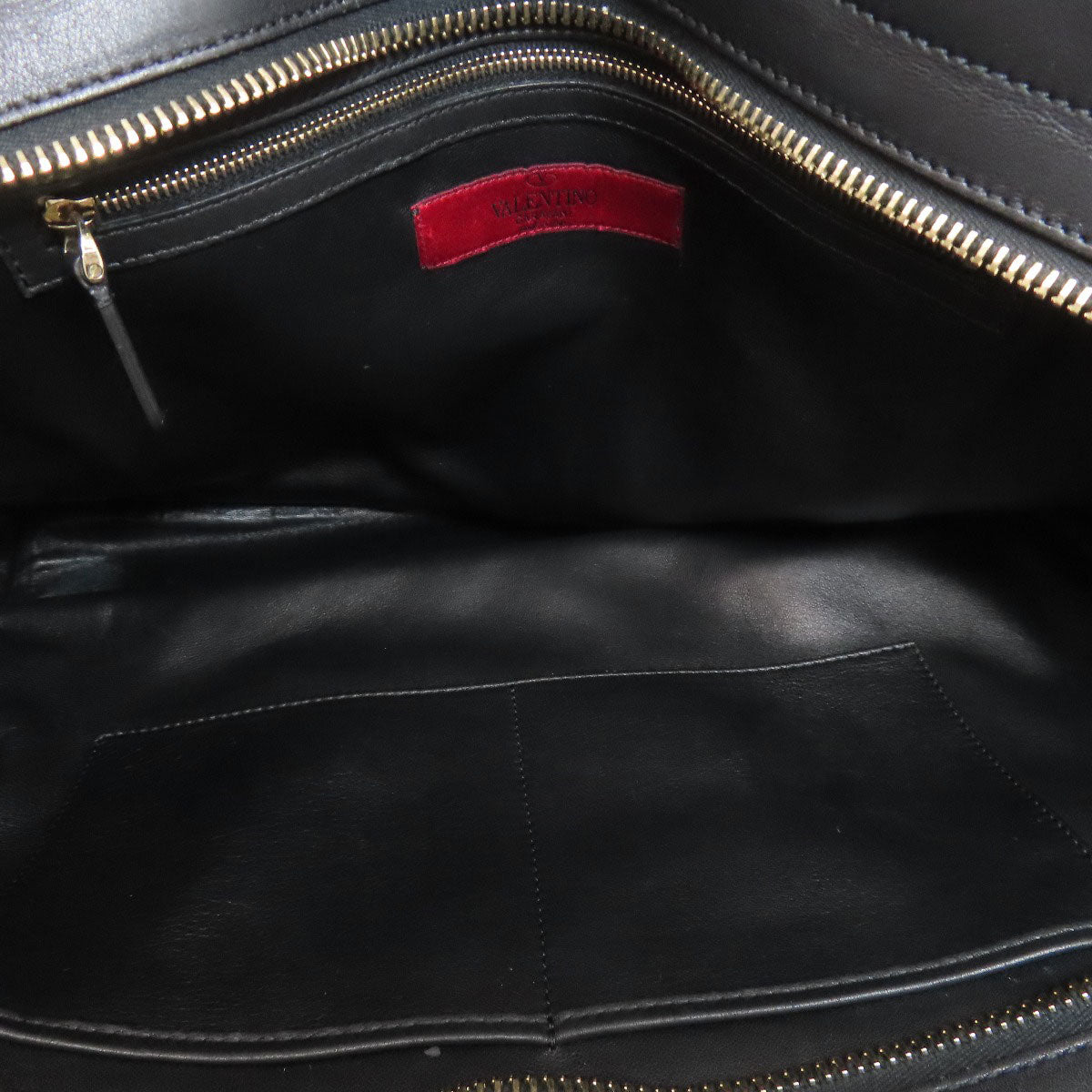 VALENTINO Studs Tote Bag Calf Ladies [Used]