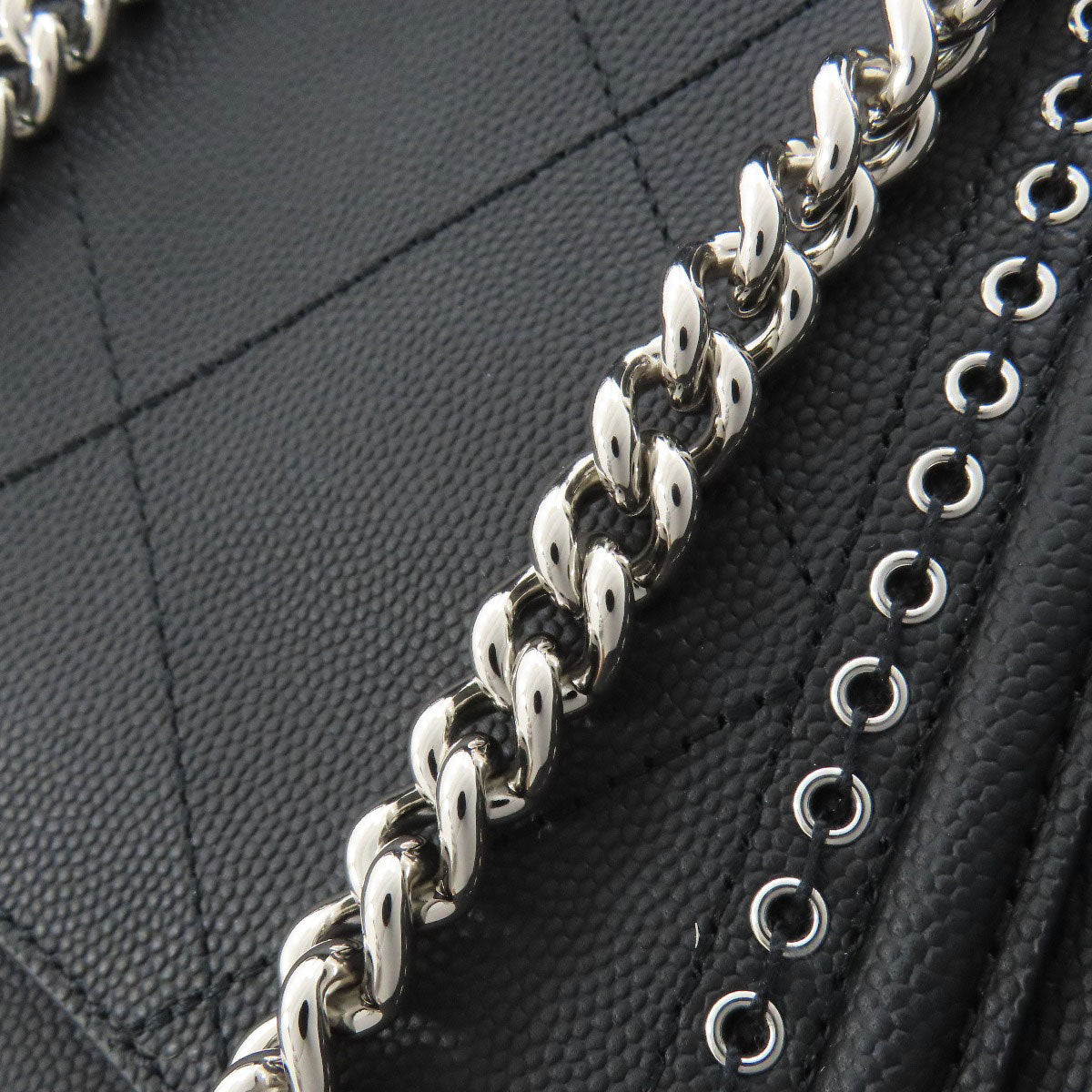 CHANEL Chain bag 2WAY Tote Bag Calf Ladies [Used]