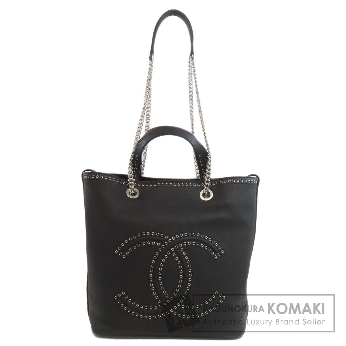 CHANEL Chain bag 2WAY Tote Bag Calf Ladies [Used]