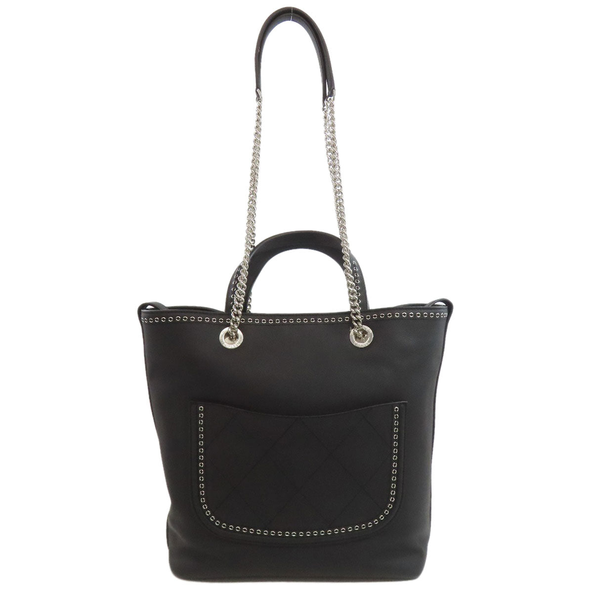 CHANEL Chain bag 2WAY Tote Bag Calf Ladies [Used]