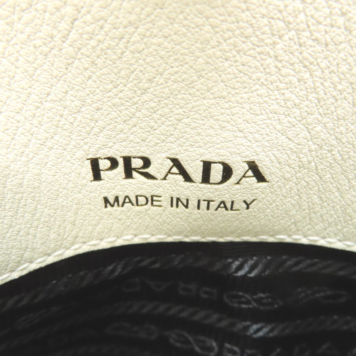 PRADA Logo Hardware Tote Bag Calf Ladies [Used]