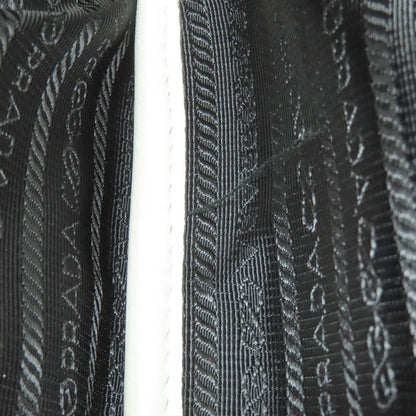 PRADA Logo Hardware Tote Bag Calf Ladies [Used]