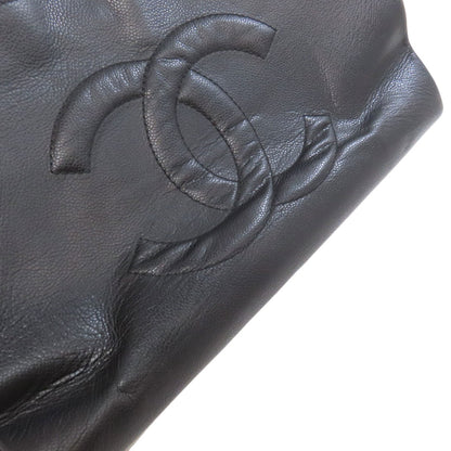 CHANEL COCO Mark Tote Bag Grained Calfskin Skin Ladies [Used]