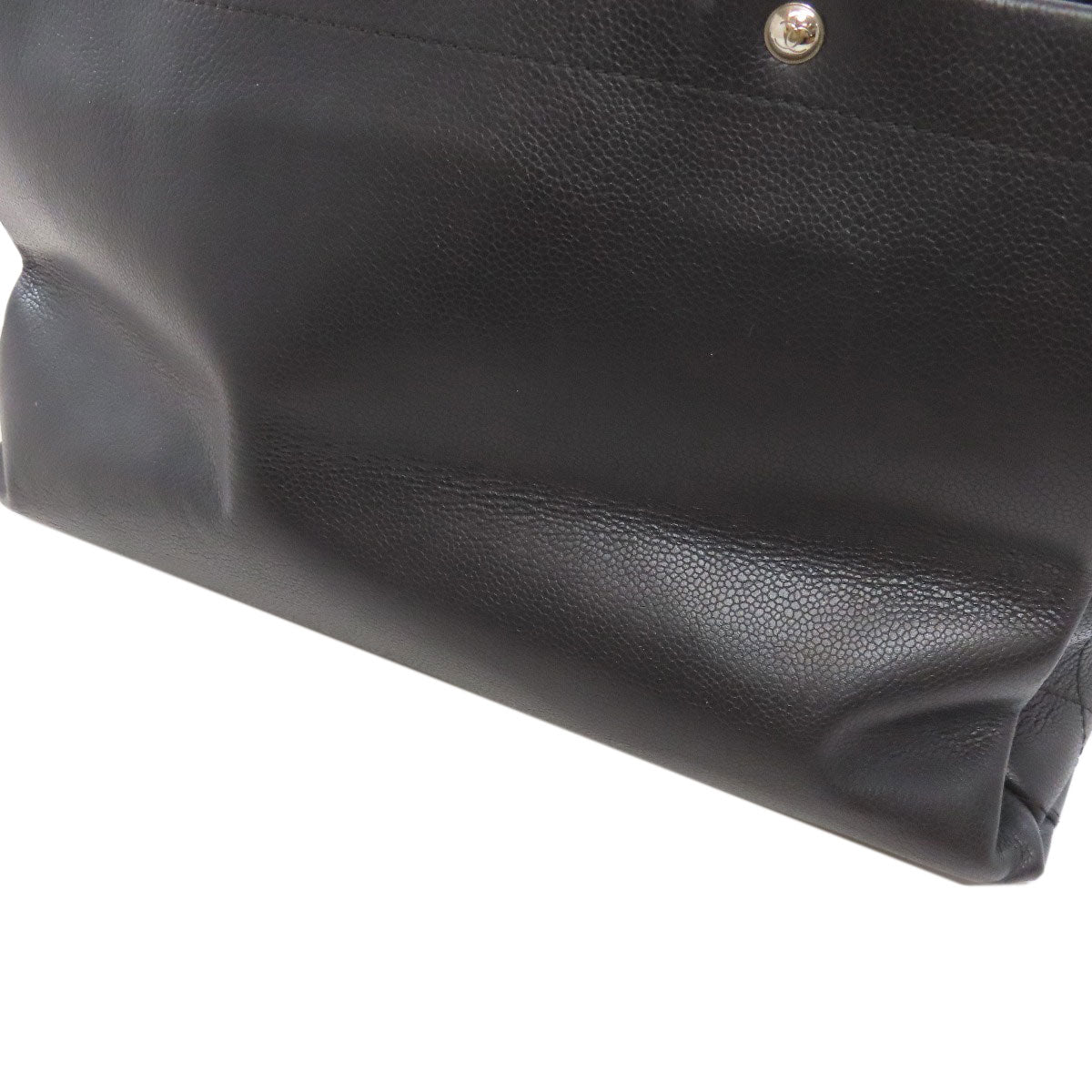 CHANEL COCO Mark Tote Bag Grained Calfskin Skin Ladies [Used]