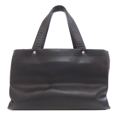 CHANEL COCO Mark Tote Bag Grained Calfskin Skin Ladies [Used]