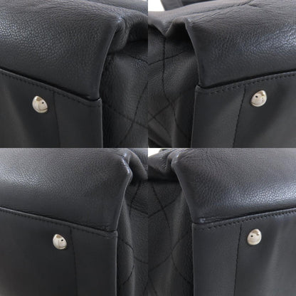 CHANEL COCO Mark Tote Bag Grained Calfskin Skin Ladies [Used]