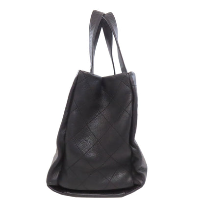 CHANEL COCO Mark Tote Bag Grained Calfskin Skin Ladies [Used]