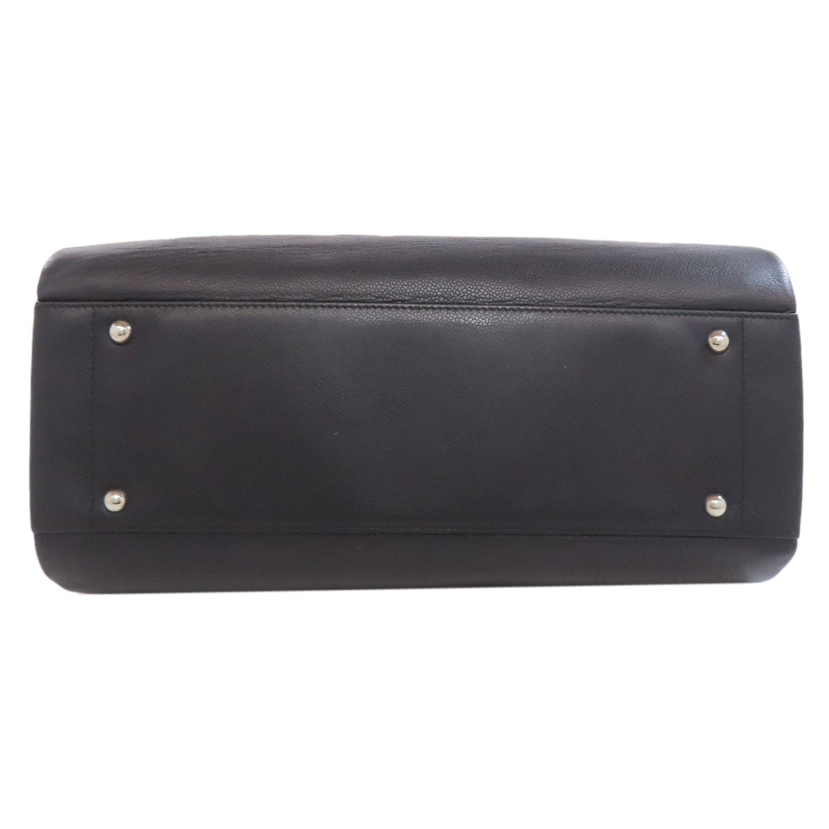 CHANEL COCO Mark Tote Bag Grained Calfskin Skin Ladies [Used]