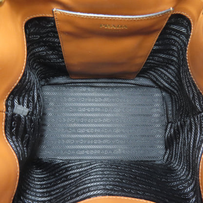 PRADA 1BE032 Logo Hardware 2WAY Handbag PVC Ladies [Used]