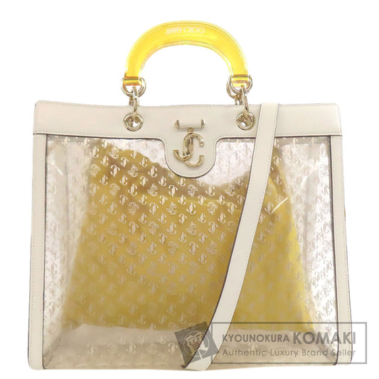 Jimmy Choo 2WAY Handbag Plastics LeatherLadies [Used]
