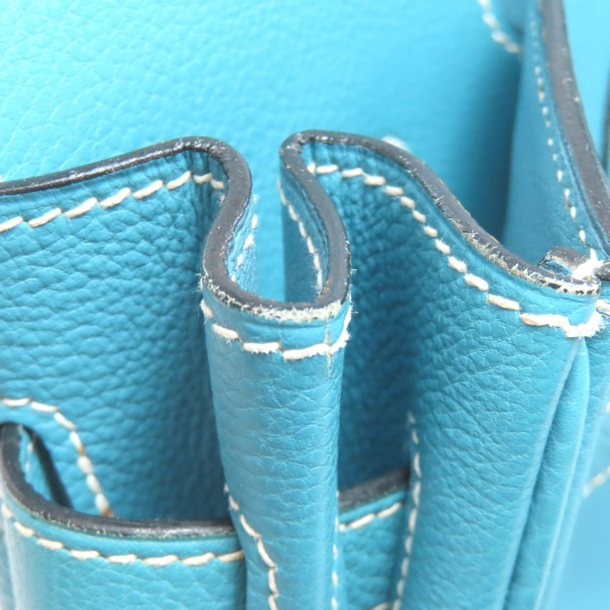 HERMES Birkin 30 Blue Gene SilverHardware Handbag Epsom Ladies [Used]