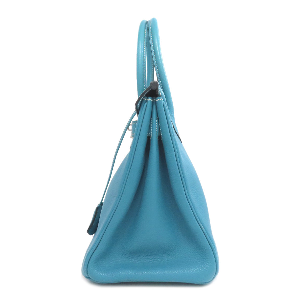 HERMES Birkin 30 Blue Gene SilverHardware Handbag Epsom Ladies [Used]