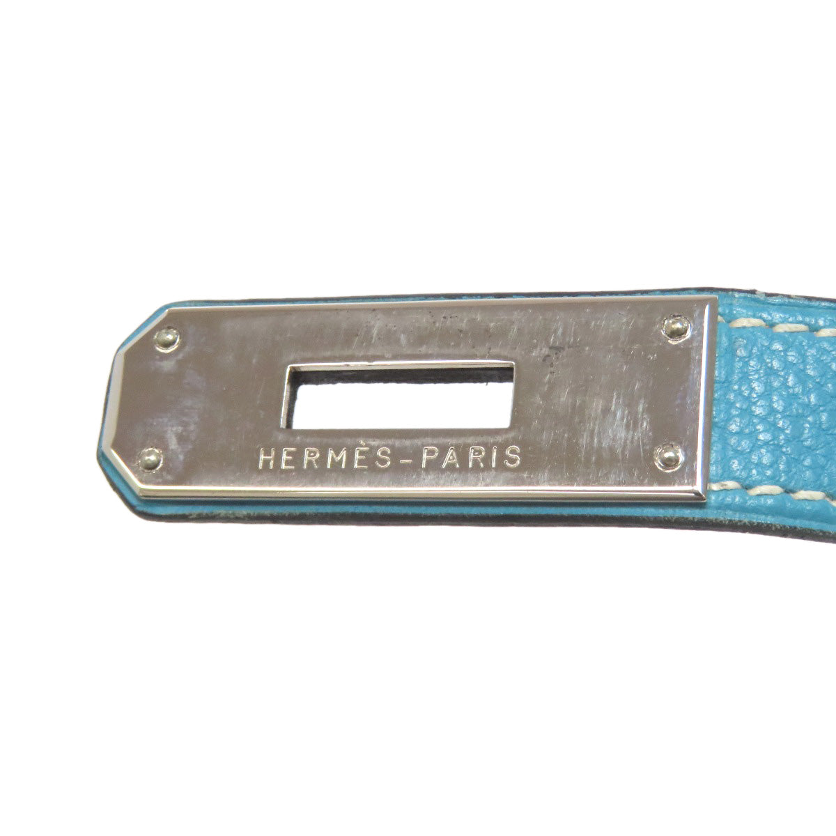 HERMES Birkin 30 Blue Gene SilverHardware Handbag Epsom Ladies [Used]