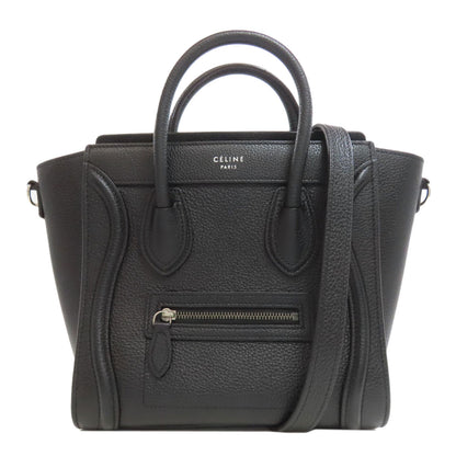 CELINE Luggage nano 2 WAY Handbag Calf Ladies [Used]