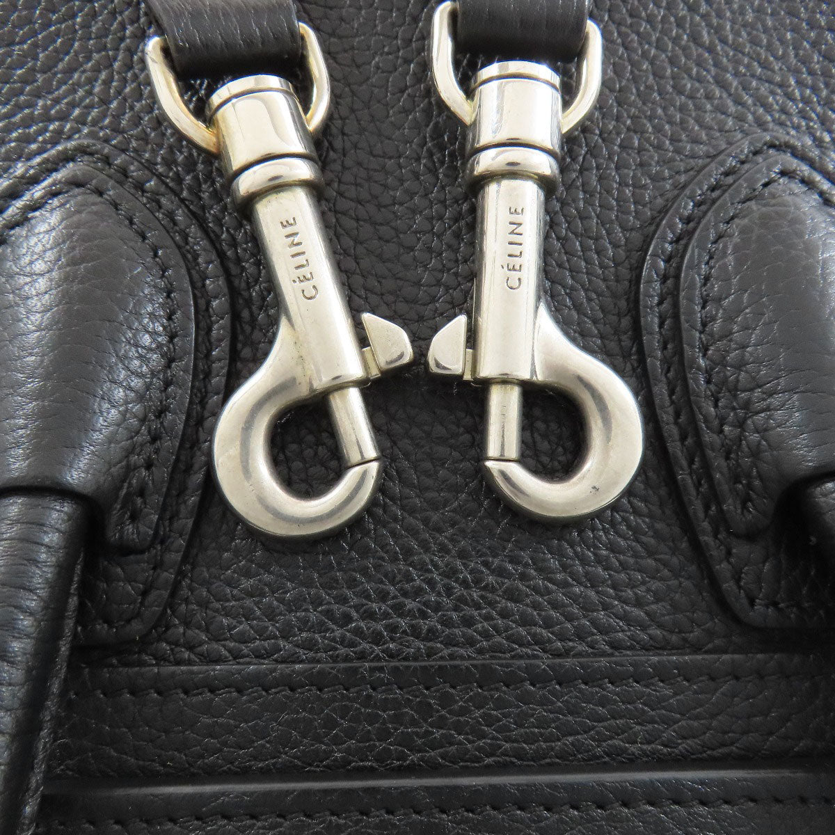 CELINE Luggage nano 2 WAY Handbag Calf Ladies [Used]