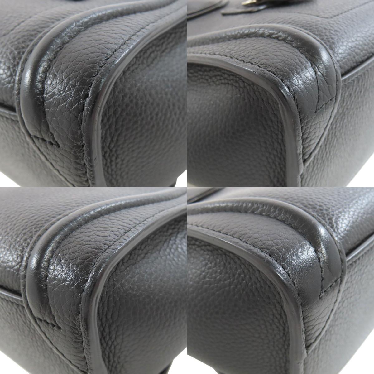 CELINE Luggage nano 2 WAY Handbag Calf Ladies [Used]