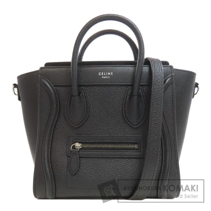 CELINE Luggage nano 2 WAY Handbag Calf Ladies [Used]