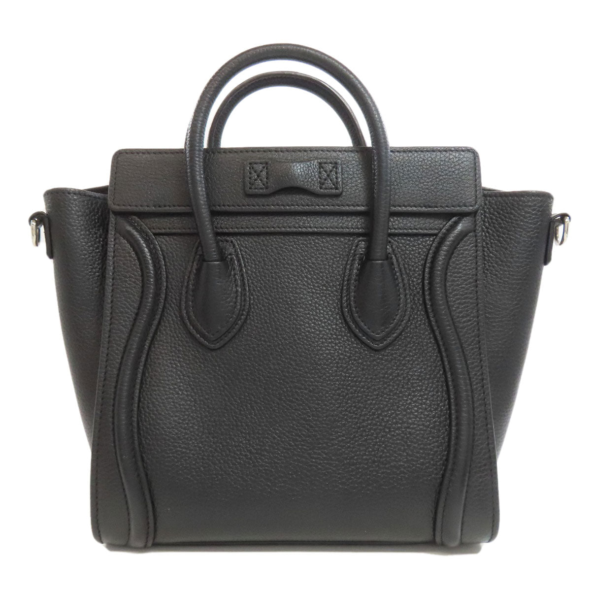 CELINE Luggage nano 2 WAY Handbag Calf Ladies [Used]