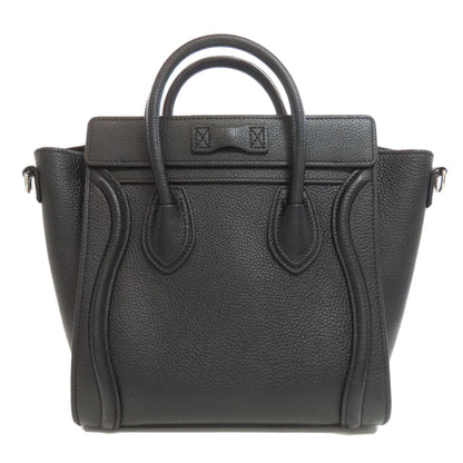 CELINE Luggage nano 2 WAY Handbag Calf Ladies [Used]