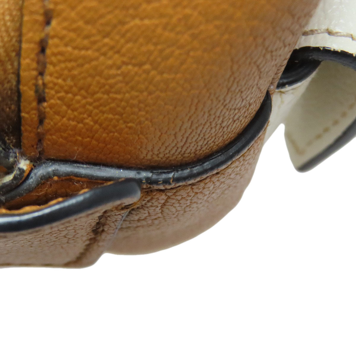 MIUMIU logo Shoulder Bag Leather Ladies [Used]