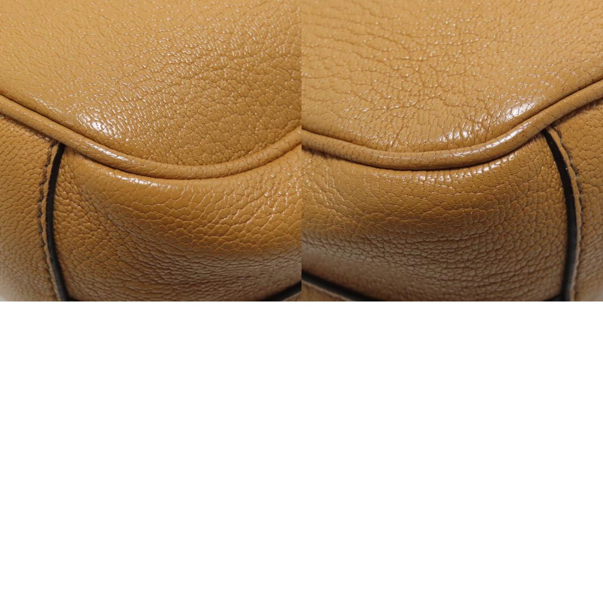 MIUMIU logo Shoulder Bag Leather Ladies [Used]