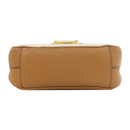 MIUMIU logo Shoulder Bag Leather Ladies [Used]