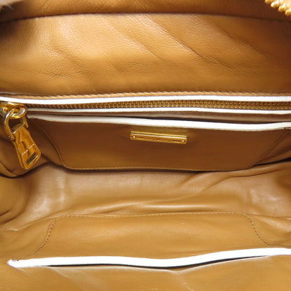 MIUMIU logo Shoulder Bag Leather Ladies [Used]