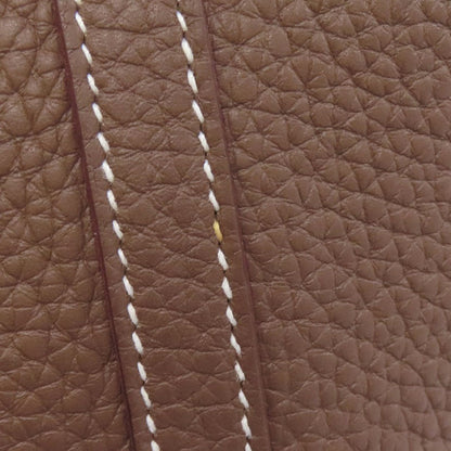 HERMES Picotin Lock PM Etoupe SilverHardware Handbag Leather Ladies [Used]