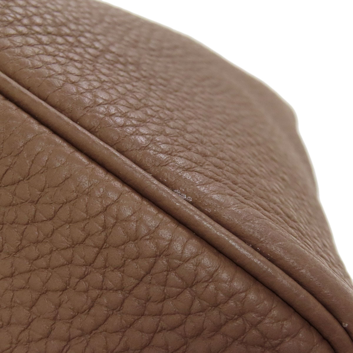 HERMES Picotin Lock PM Etoupe SilverHardware Handbag Leather Ladies [Used]