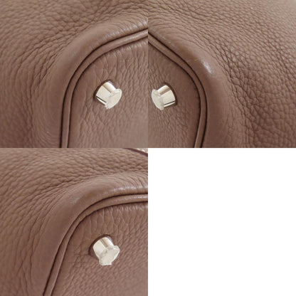 HERMES Picotin Lock PM Etoupe SilverHardware Handbag Leather Ladies [Used]