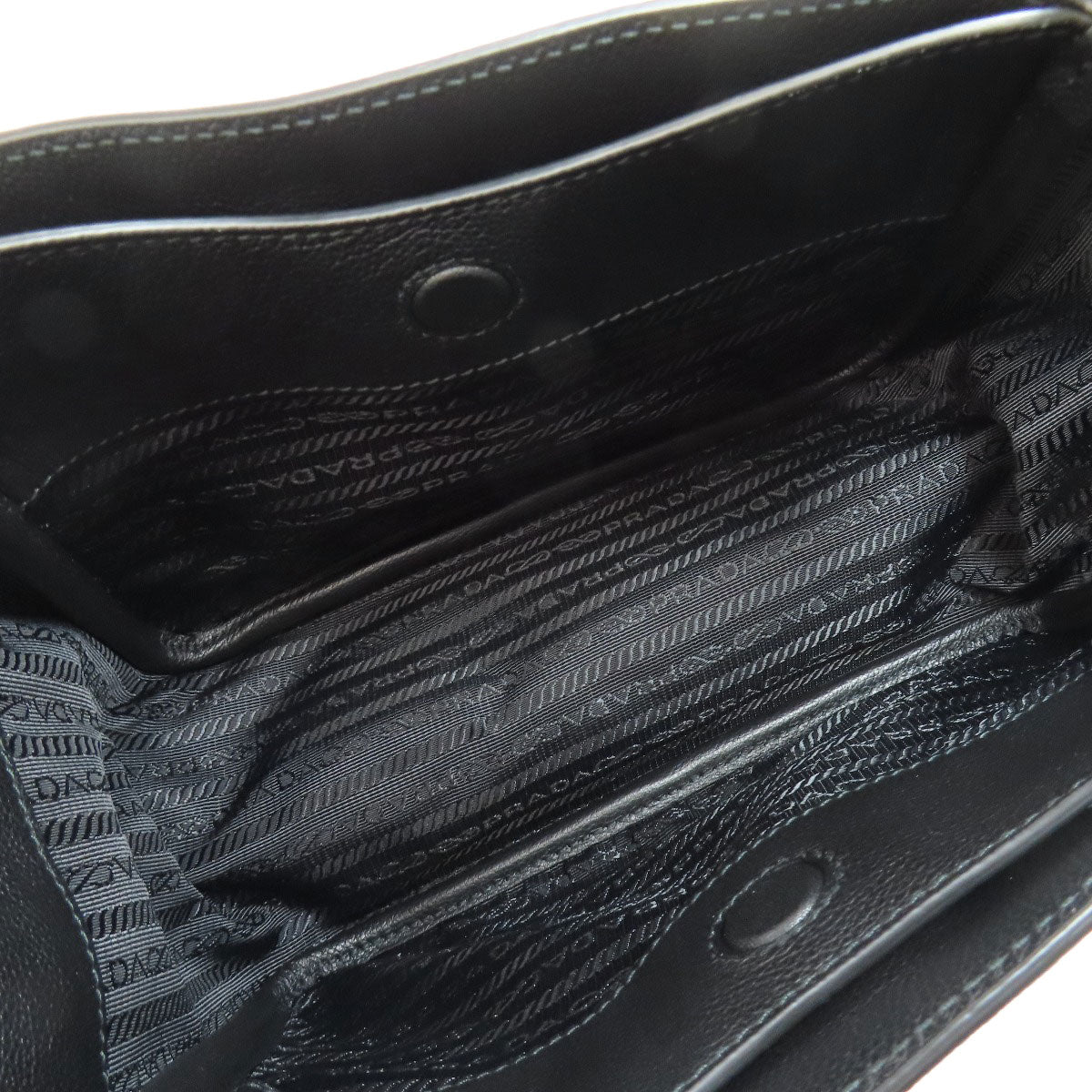 PRADA Logo Hardware Tote Bag Calf Ladies [Used]