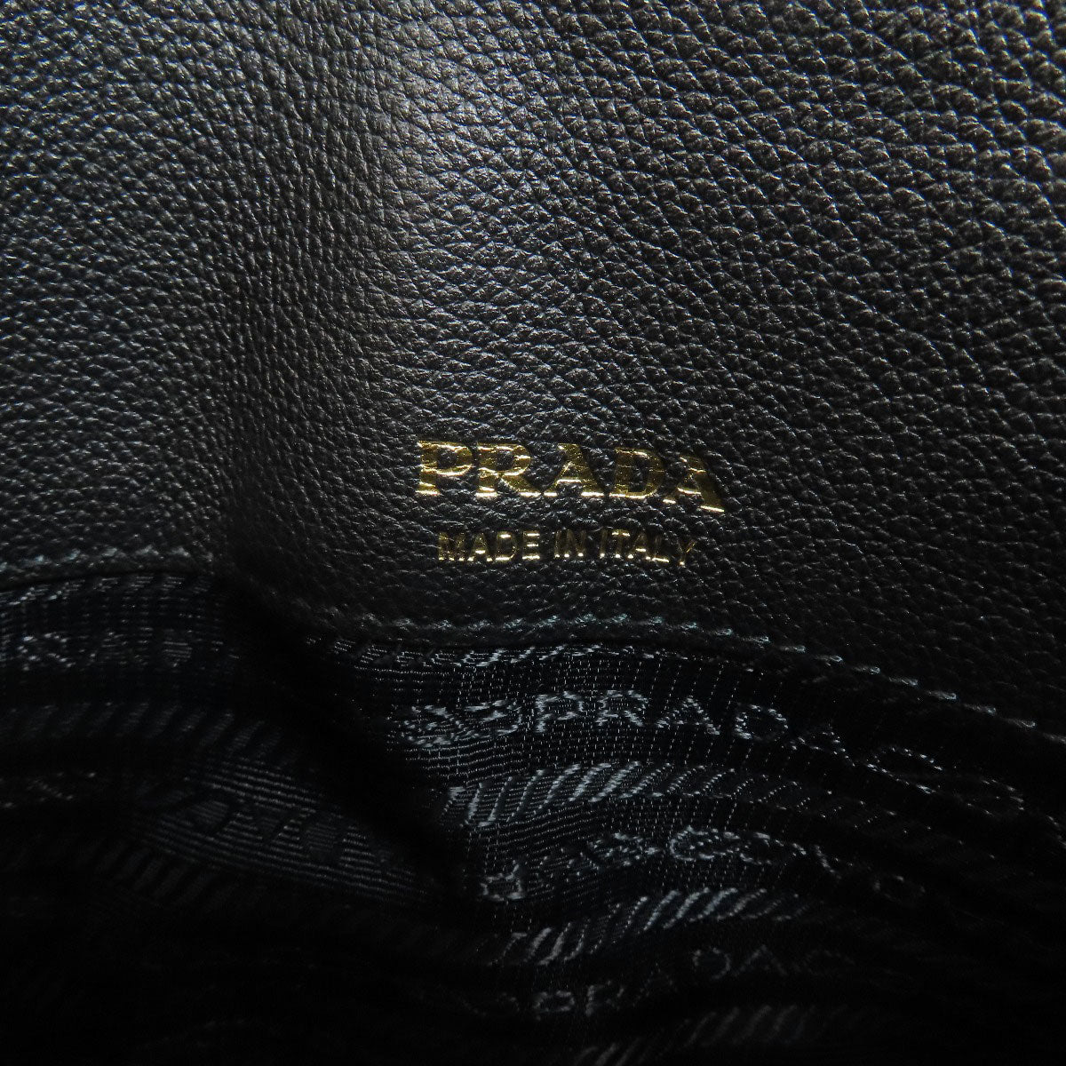 PRADA Logo Hardware Tote Bag Calf Ladies [Used]