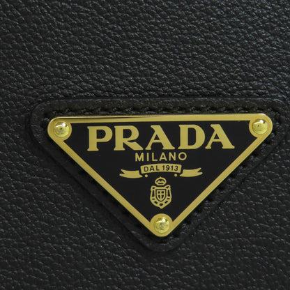 PRADA Logo Hardware Tote Bag Calf Ladies [Used]