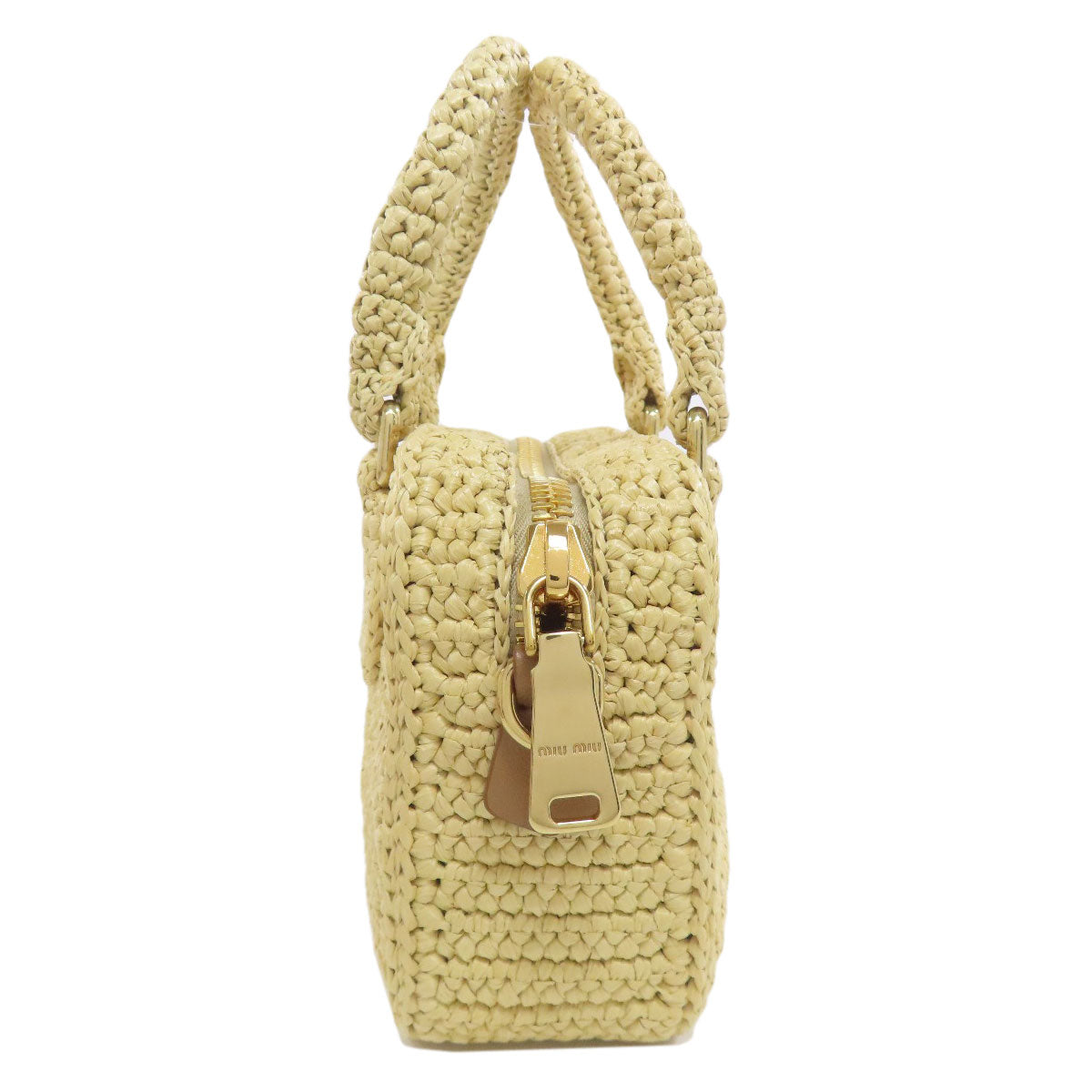 MIUMIU 2WAY Handbag Raffia Ladies [Used]