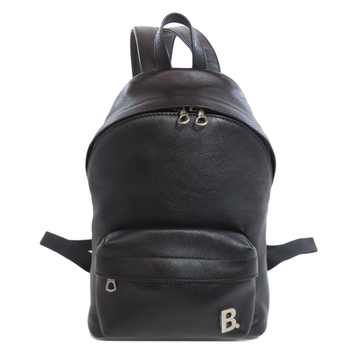 BALENCIAGA 580026 logo Backpack Â· Daypack Calf Ladies [Used]