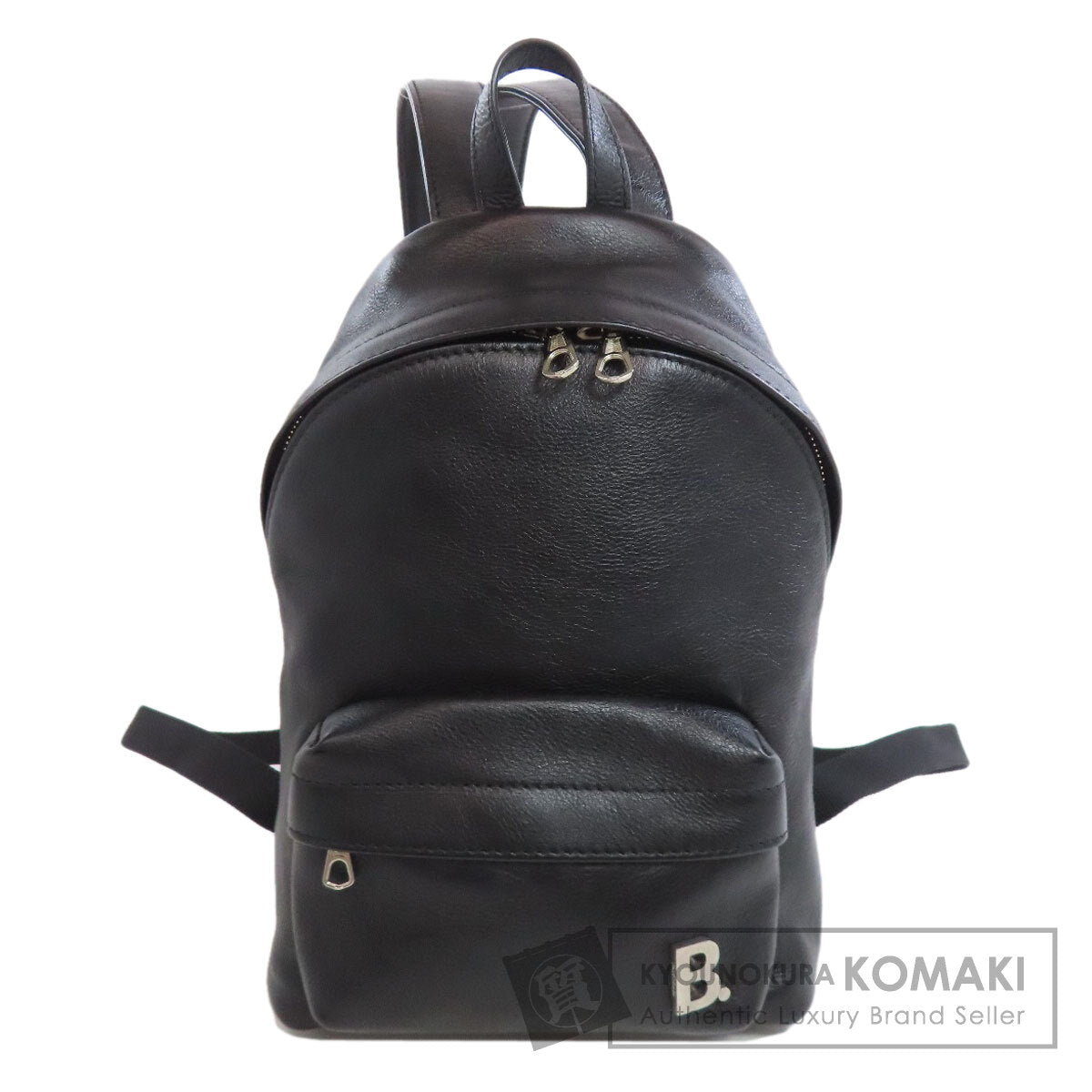 BALENCIAGA 580026 logo Backpack Â· Daypack Calf Ladies [Used]