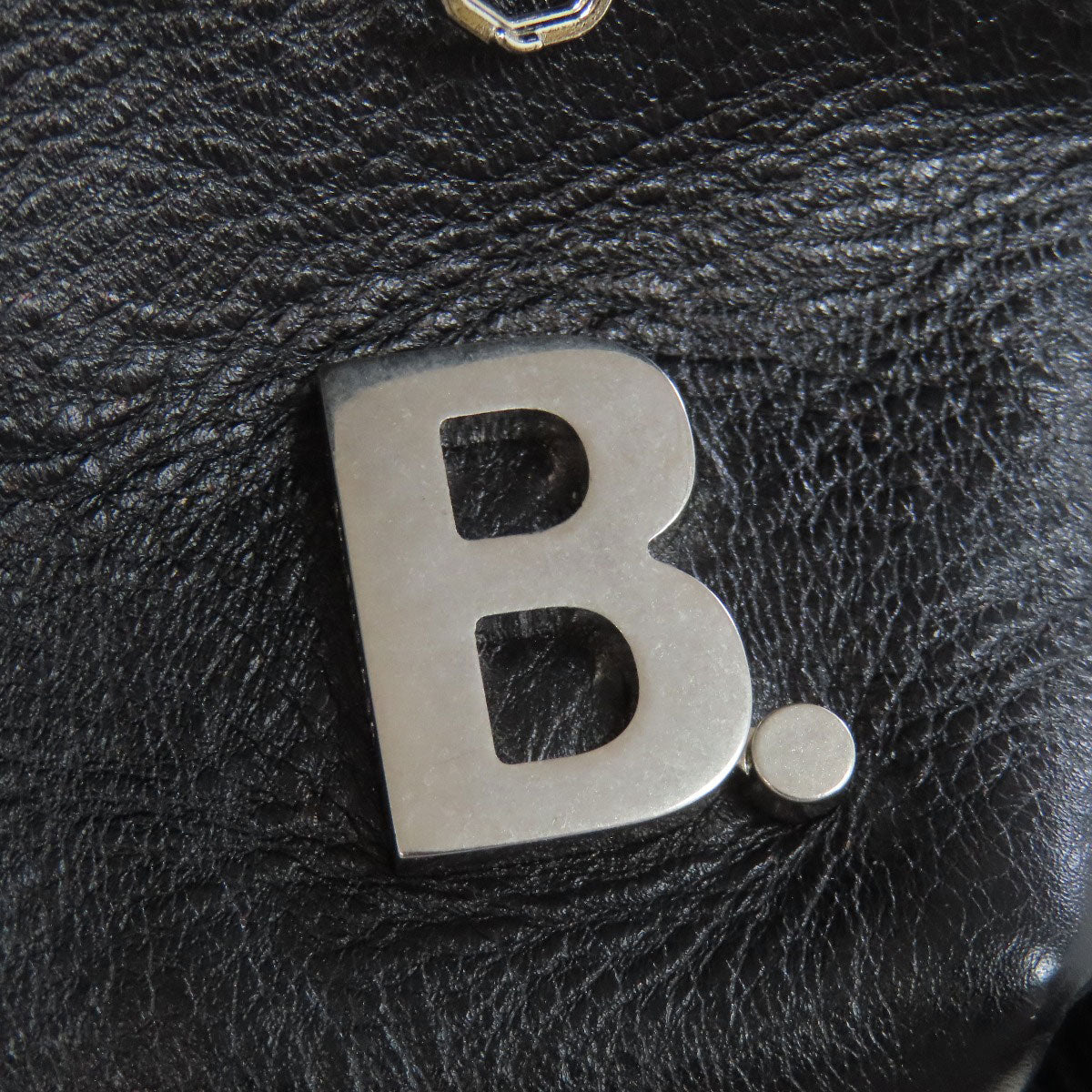 BALENCIAGA 580026 logo Backpack Â· Daypack Calf Ladies [Used]