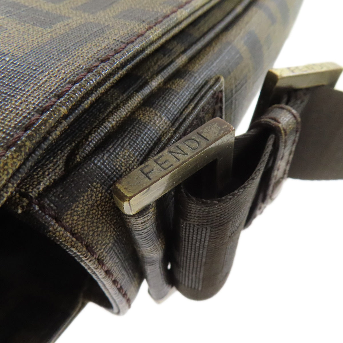 FENDI Zucca pattern Shoulder Bag PVC Ladies [Used]