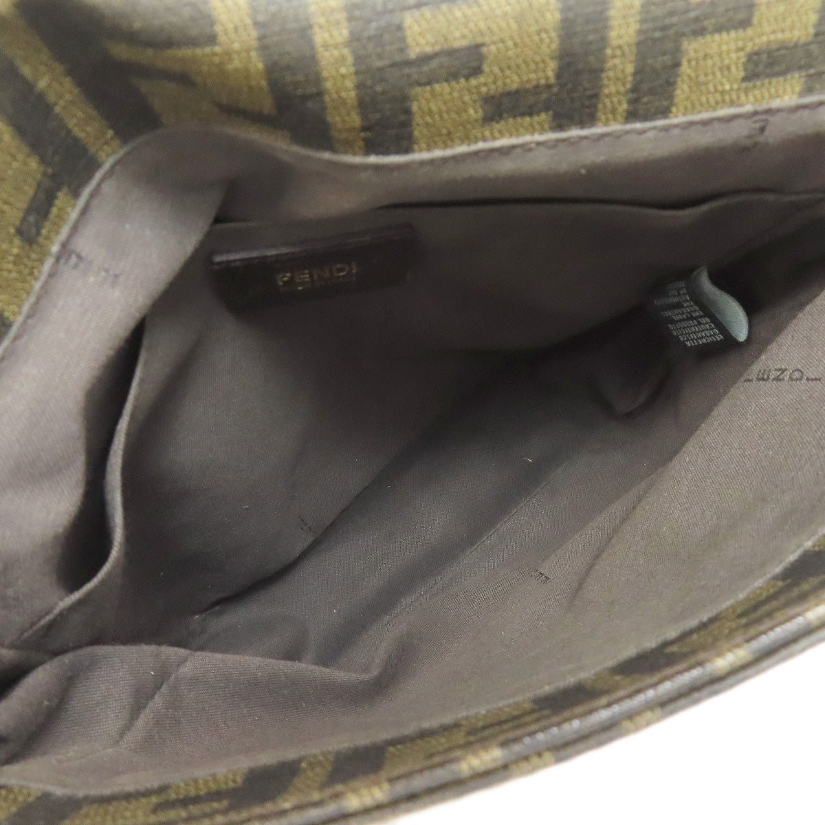 FENDI Zucca pattern Shoulder Bag PVC Ladies [Used]