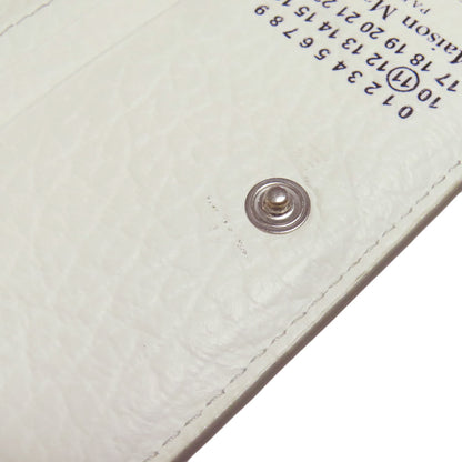 MaisonMargiela logo Card Case Leather Ladies [Used]
