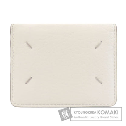 MaisonMargiela logo Card Case Leather Ladies [Used]