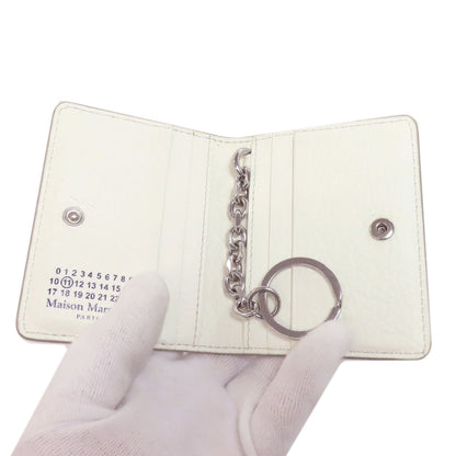 MaisonMargiela logo Card Case Leather Ladies [Used]