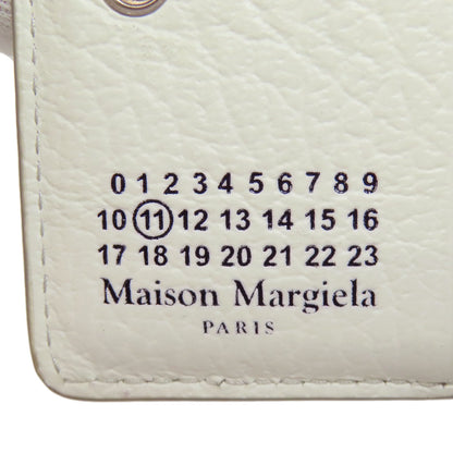 MaisonMargiela logo Card Case Leather Ladies [Used]