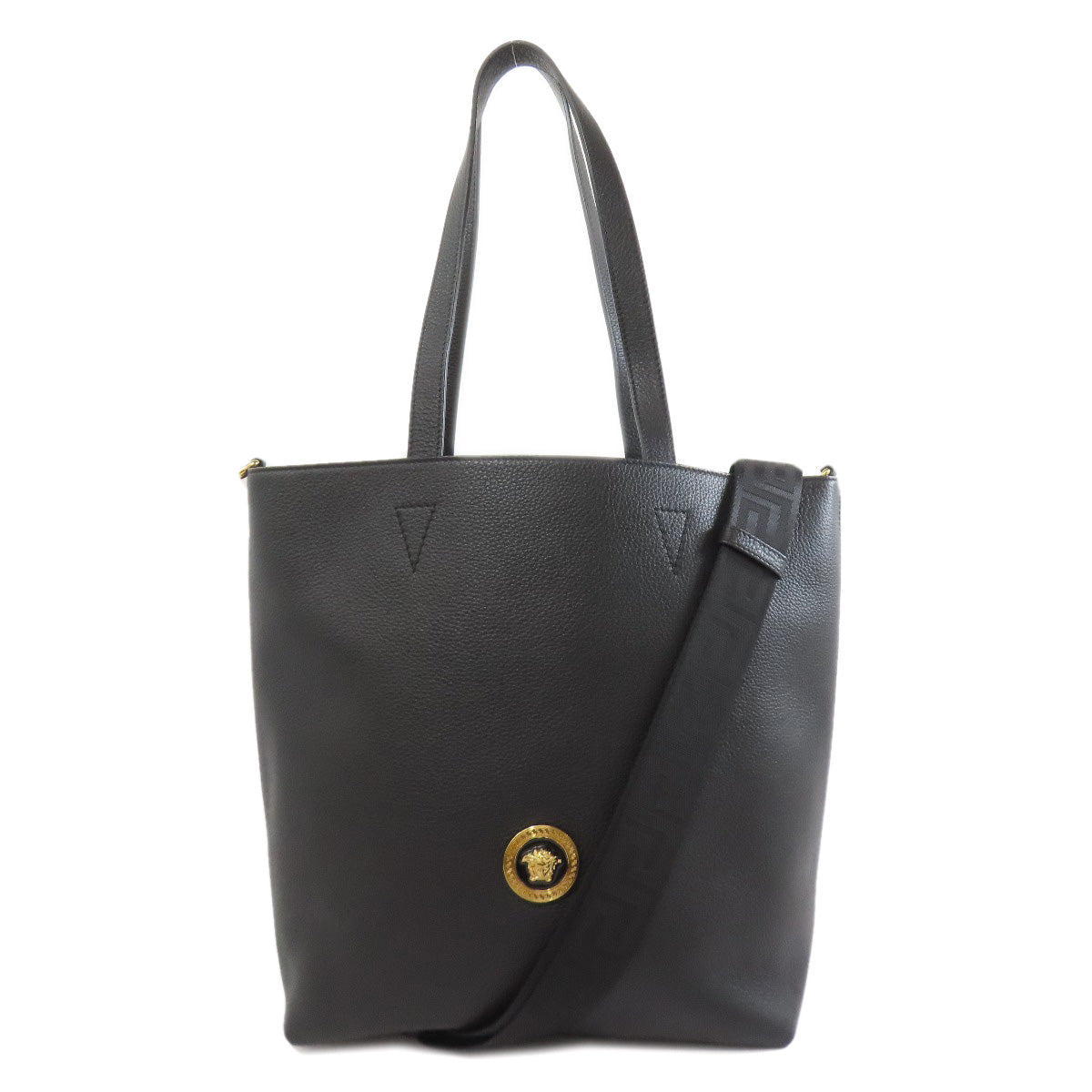VERSACE Medusa 2WAY Tote Bag Calf Ladies [Used]