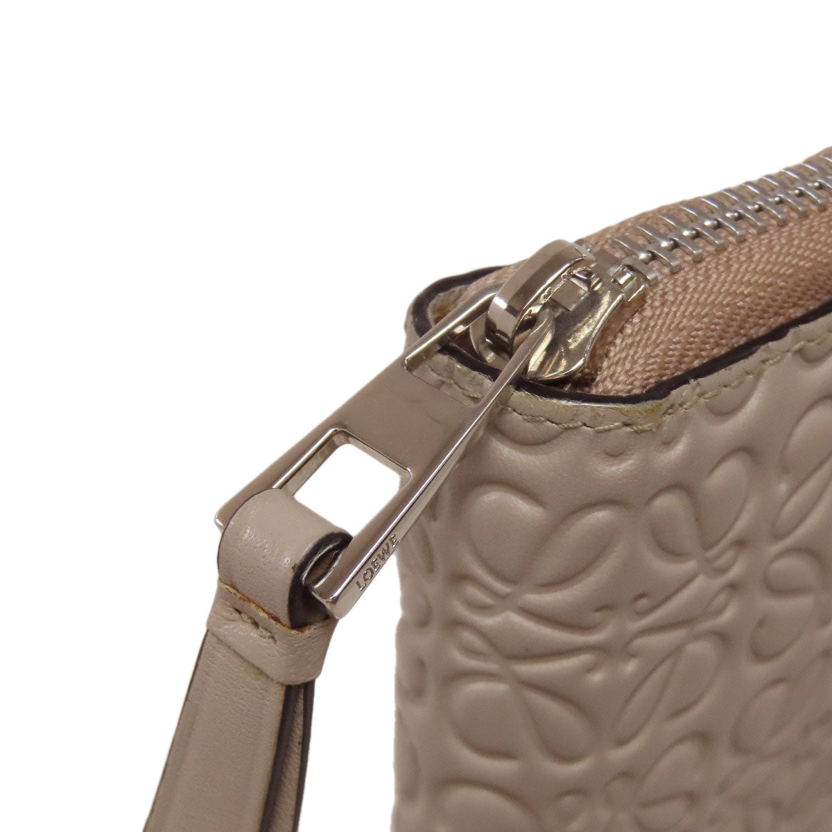 LOEWE Anagram Organizer Accessory pouch Calf Ladies [Used]