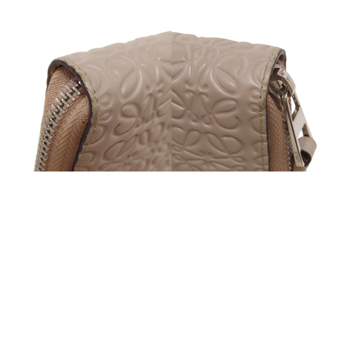 LOEWE Anagram Organizer Accessory pouch Calf Ladies [Used]