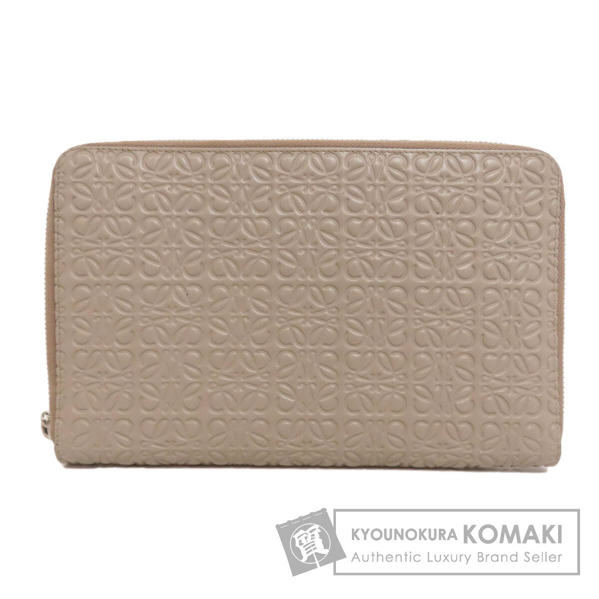 LOEWE Anagram Organizer Accessory pouch Calf Ladies [Used]